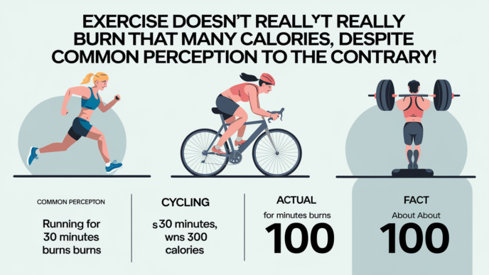 Exercise Doesn't Really Burn That Many Calories, Despite Common Perception to the Contrary!